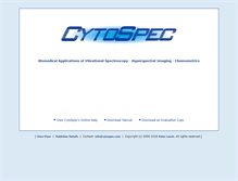 Tablet Screenshot of cytospec.com